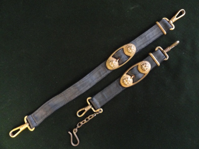 2nd Model Navy Brass Hangers (#28812)